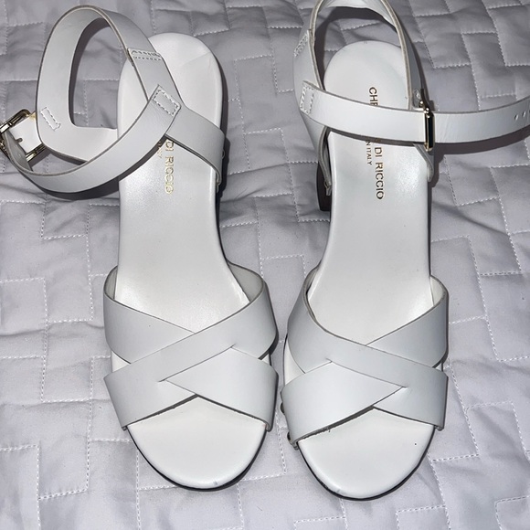 Christian di ricccio white sandals made in Italy - Picture 1 of 10